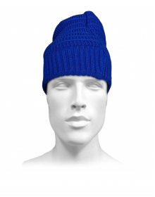 Unisex acrylic  self Designer Cap blue